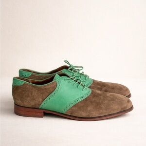 Florsheim by Duckie Brown Suede Leather Shoes Size 10.5 D